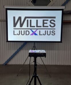 Projektorpaket inkl Projektorduk